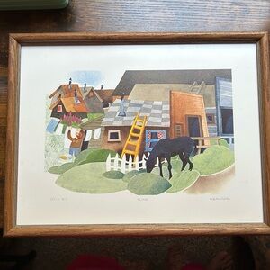 Rie Munoz ‘89 Limited Edition 96/950 Framed Art